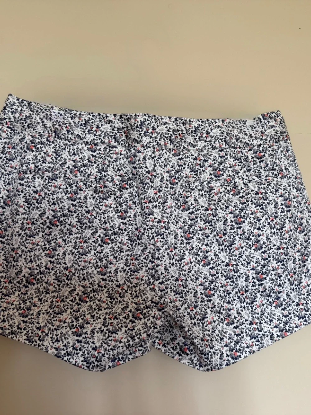 J. CREW Floral Blue & White Summer Shorts - Size 4 - NWT New with Tags